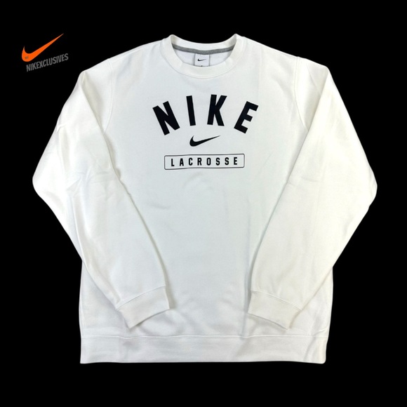 Nike Lacrosse Men’s Crew Neck Sweatshirt size XL NEW - Picture 1 of 5